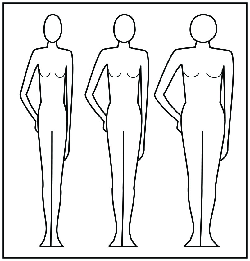 Body Frame Size - The Girls - Beauty Fashioned Simply